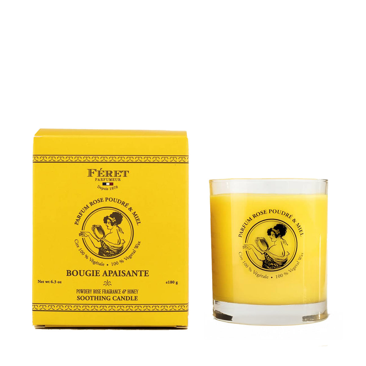 Féret Parfumeur Rose Scented Candle (180g)
