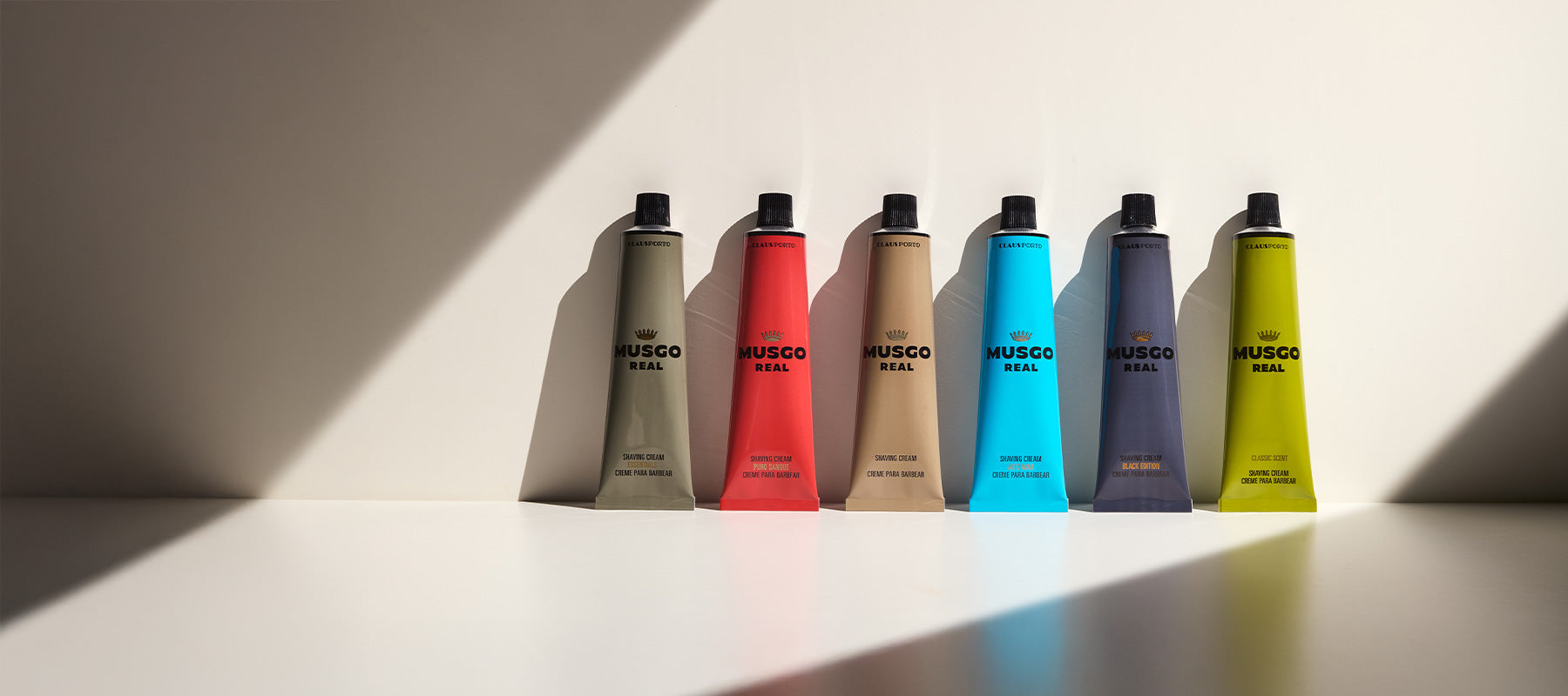MUSGO REAL Shaving Cream Collection