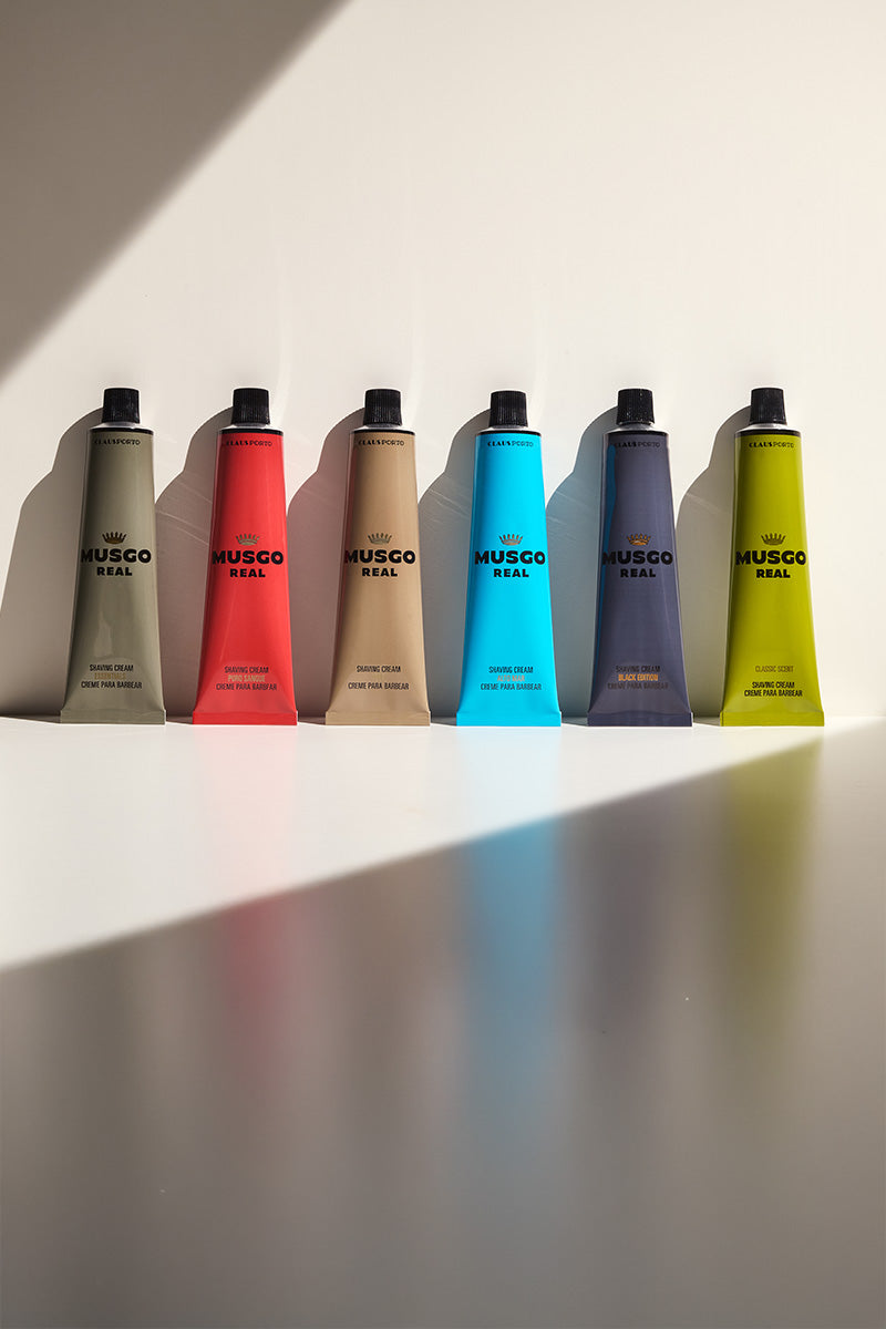 MUSGO REAL Shaving Cream Collection