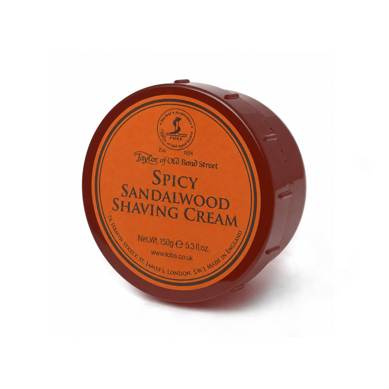 Taylor of Old Bond Street Spicy Sandalwood Shaving Cream Bowl (150g)