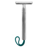 Muhle Companion safety razor with turquoise colour cord